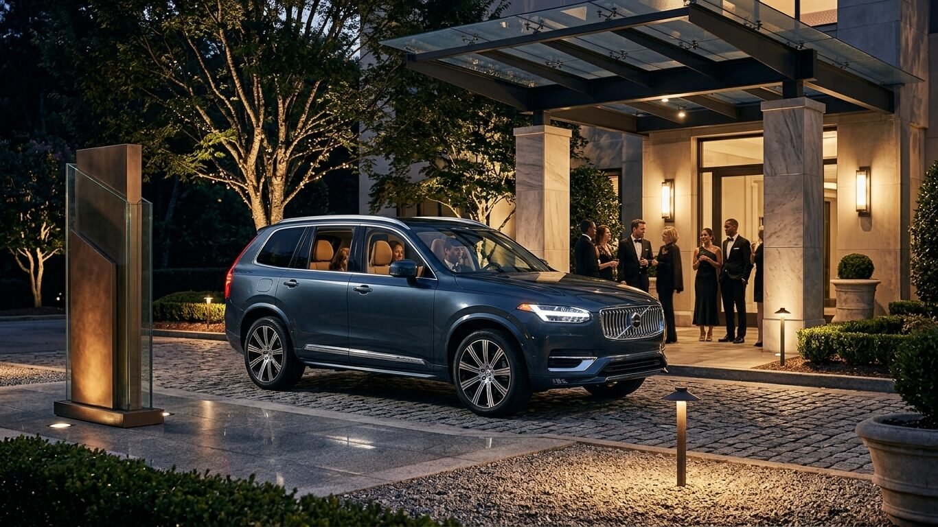 Luxury SUV rentals in Johns Creek for an elegant special event.