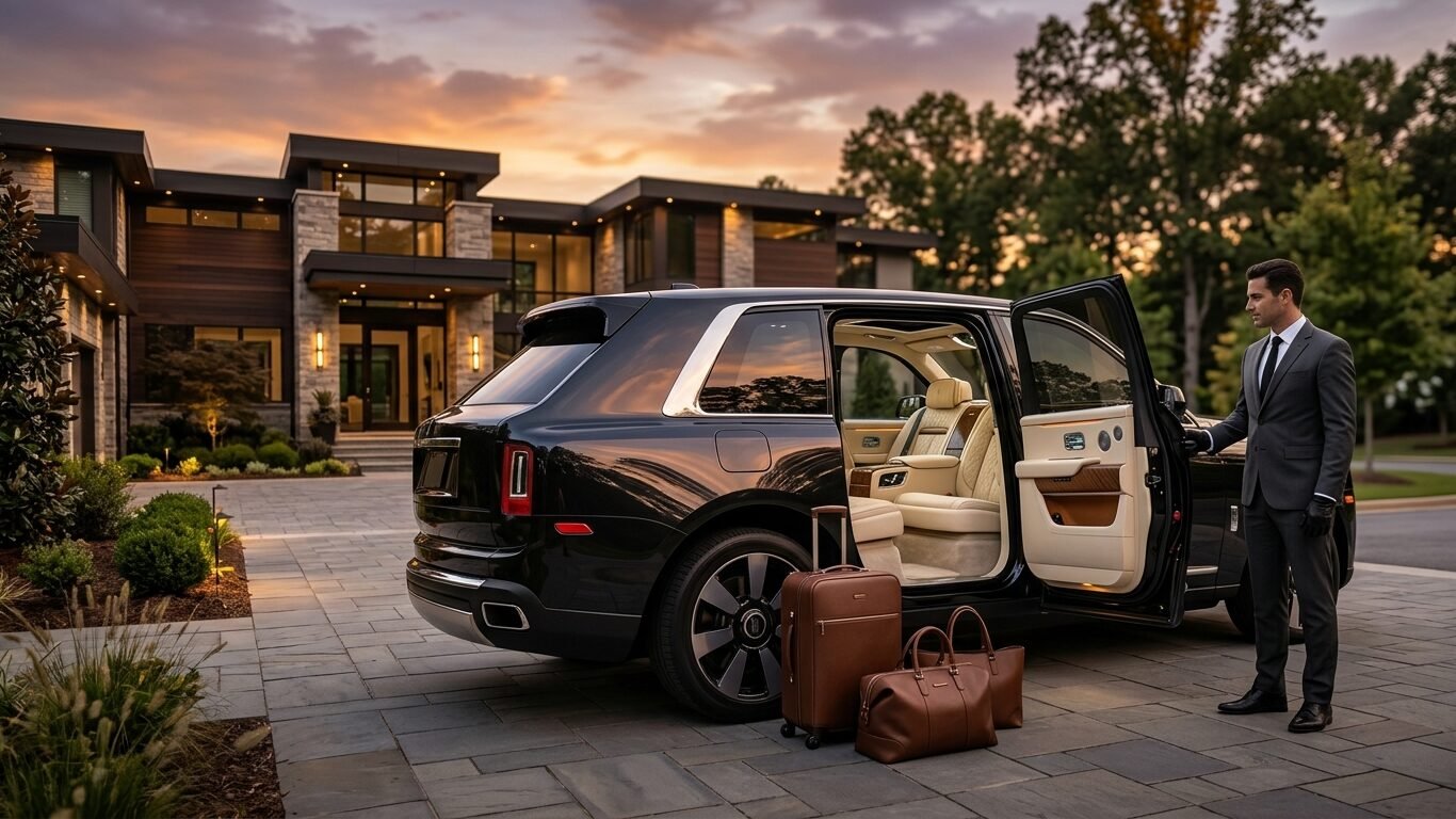 Premium Car Rental Services in Lawrenceville, GA featuring a comfortable luxury SUV