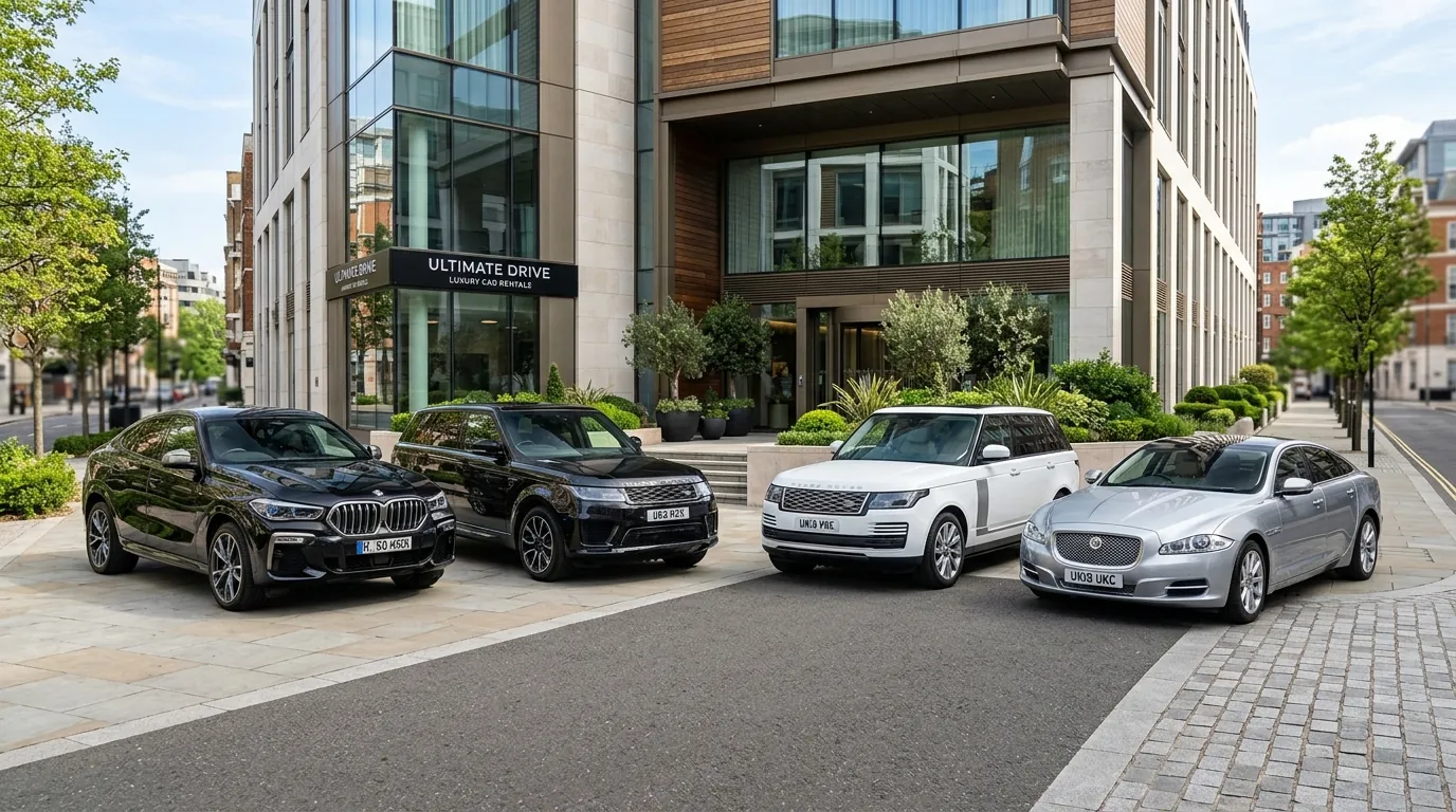 Luxury Car Rentals with BMW and Range Rover vehicles